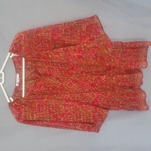 DR2 Bohemian Top Blouse Size Medium